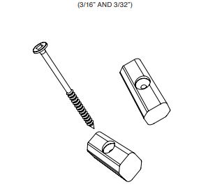 ZURI decking clips & screws