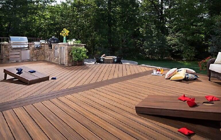 TREX composite decking