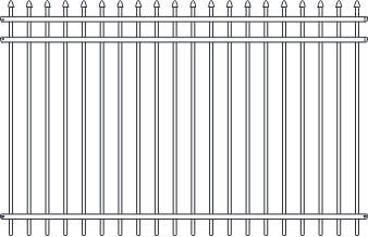 Fortress Athens Pressed Spear 3-rails