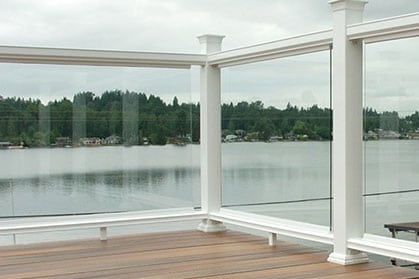 TimberTech Premier Railing white- with 5.5 inch posts