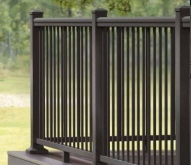 Fortress Traditional Aluminum Railing Al13Home with over-the-post application
