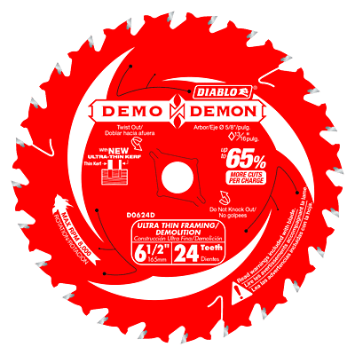 Diablo Small Diameter Circular Blades -Framing/Demolition 