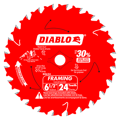 Diablo Small Diameter Circular Blades -Framing 