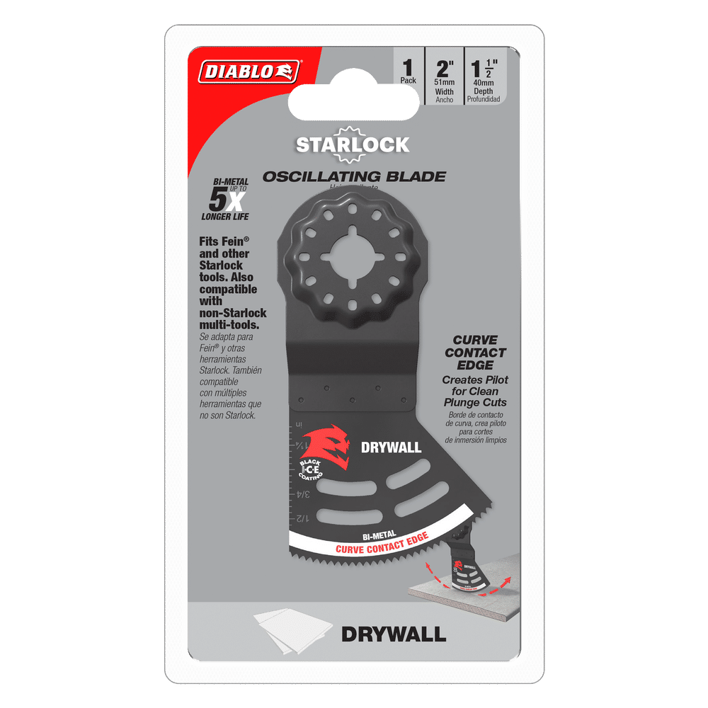Diablo Bi-Metal Oscillating Blades for Drywall