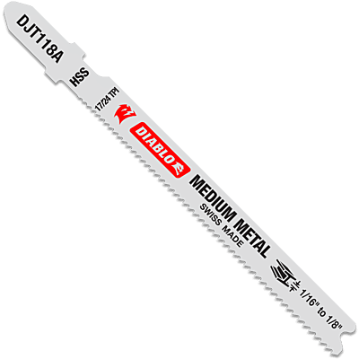 Diablo 3-5/8" High Speed Steel T-Shank Jig Saw Blades