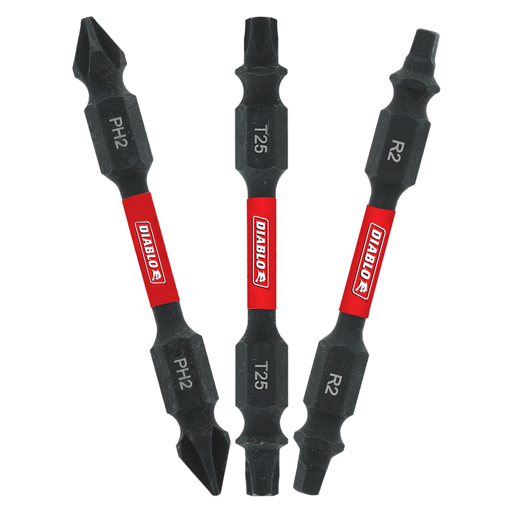 Diablo 2-3/8" Double-Ended Drive Bit Assorted Pack