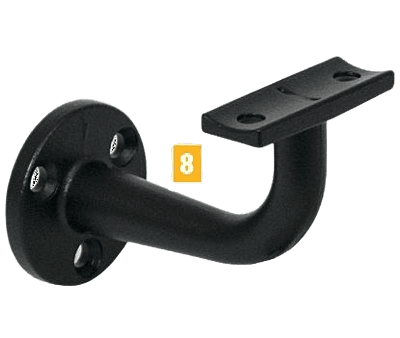 Fortress Round ADA Handrail Bracket (Bag of 2) Fortress Round ADA Handrail Bracket (Bag of 2)