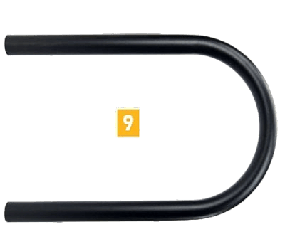 Fortress Round ADA Handrail End Loop 180 Degree Fortress Round ADA Handrail End Loop 180 Degree