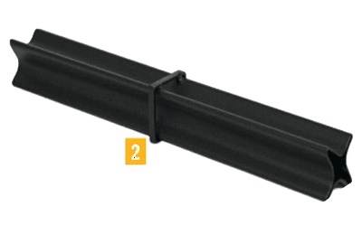 Fortress Square Handrail Rake Rail Plug Fortress Square Handrail Rake Rail Plug