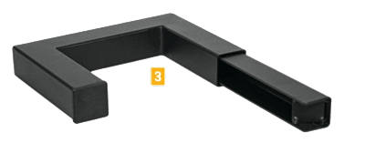 Fortress Square Handrail Return Fortress Square Handrail Return