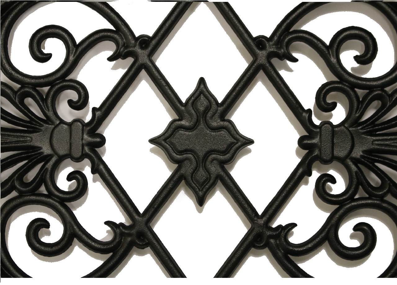 Fence & Gate Black Cast Aluminum Inserts