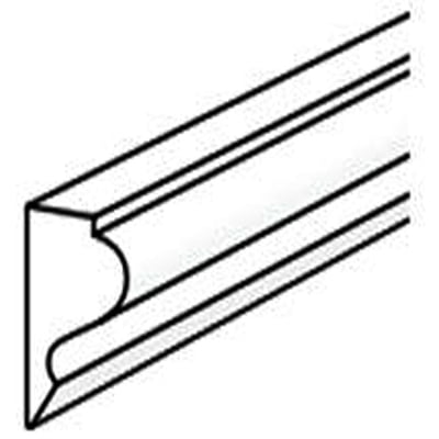 CertainTeed PVC Trim-Base Cap/Panel Mould #164 11-16 x 1-1/8 x 16