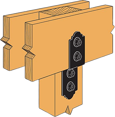 Simpson Strong-Tie Outdoor Accents - 3" Wide Deck Joist Tie ZMAX/PC