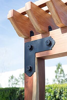 Simpson Strong-Tie Outdoor Accents - ORNAMENTAL L Strap - PC Over ZMAX Simpson Strong-Tie Outdoor Accents - ORNAMENTAL L Strap - PC Over ZMAX