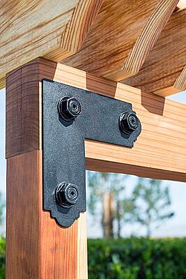 Simpson Strong-Tie Outdoor Accents - ORNAMENTAL L Strap - PC Over ZMAX Simpson Strong-Tie Outdoor Accents - ORNAMENTAL L Strap - PC Over ZMAX