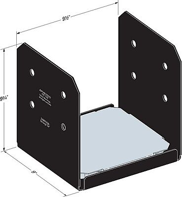 Simpson Strong-Tie Outdoor Accents - AVANT PostBase PC ZMAX Simpson Strong-Tie Outdoor Accents - AVANT PostBase PC ZMAX