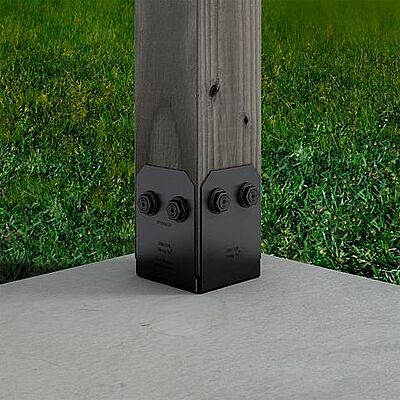 Simpson Strong-Tie Outdoor Accents - AVANT PostBase PC ZMAX Simpson Strong-Tie Outdoor Accents - AVANT PostBase PC ZMAX