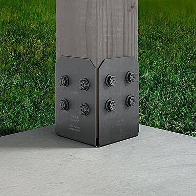Simpson Strong-Tie Outdoor Accents - AVANT PostBase PC ZMAX Simpson Strong-Tie Outdoor Accents - AVANT PostBase PC ZMAX