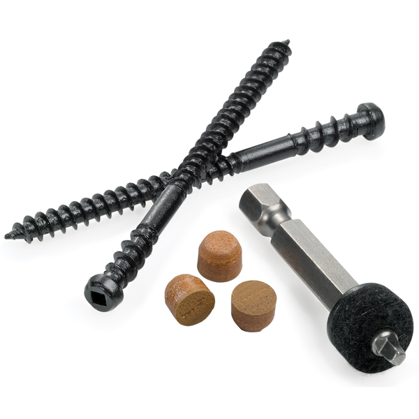 Clubhouse Decking 100 Ln.FT. Cortex plugs and screws