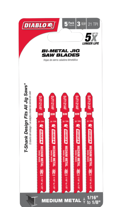 DIABLO -  3-5/8" Jig Saw Blades for Cuts in Bi-Metal