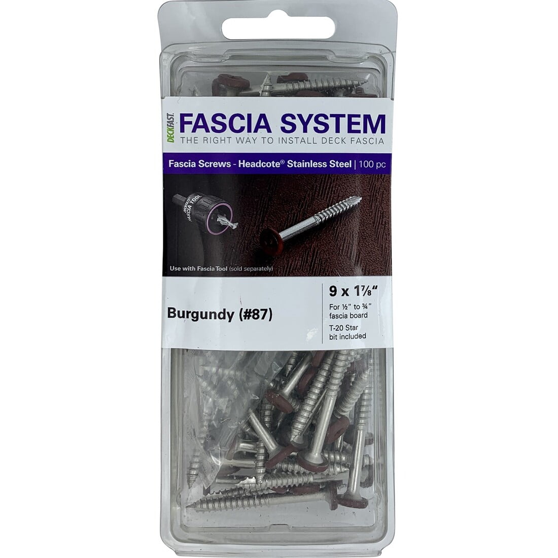 Starborn DeckFast Fascia System screws