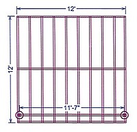 12' x 12' Deck Substructure Metal Frame Kit (Fortress Evolution)