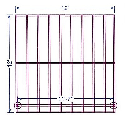12' x 12' Deck Substructure Metal Frame Kit (Fortress Evolution) 12' x 12' Deck Substructure Metal Frame Kit (Fortress Evolution)