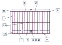 12' x 20' Deck Substructure Metal Frame Kit (Fortress Evolution) 12' x 20' Deck Substructure Metal Frame Kit (Fortress Evolution)
