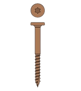 Starborn Epoxy Coated Fascia screws #10x1-7/8" Starborn Epoxy Coated Fascia screws #10x1-7/8"