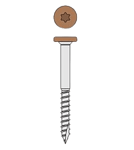 Starborn Stainless Fascia screws #9x1-7/8" Starborn Stainless Fascia screws #9x1-7/8"