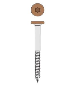 Starborn Stainless Fascia screws #9x1-7/8" Starborn Stainless Fascia screws #9x1-7/8"
