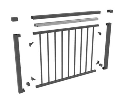 Fortress Al13 Home Railing