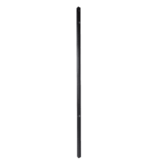 Fortress ATHENS 2"x84" Posts (for FT/EB Panels)-Gloss Black