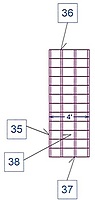 12 Step Stair Metal structure 4ft wide Kit (Fortress Evolution)