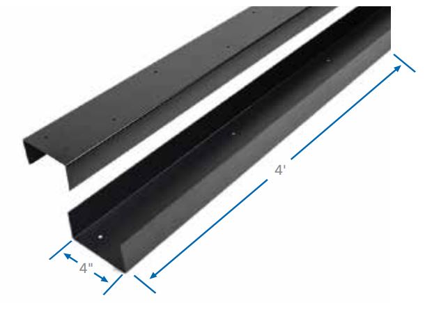Fortress Evolution double beam track-4' (2 pack)