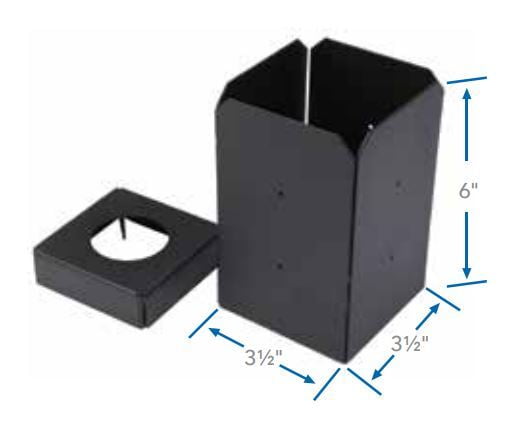 Fortress Evolution 3.5" Post to Pier bracket