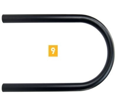 Fortress Round ADA Handrail End Loop 180 Degree Fortress Round ADA Handrail End Loop 180 Degree