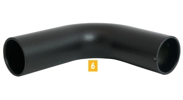 Fortress Round ADA Handrail Return 90 Degree Fortress Round ADA Handrail Return 90 Degree