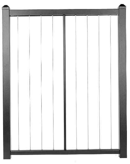 Fortress FE26 Vertical Cable Rail Gate-Black Sand/40" Fortress FE26 Vertical Cable Rail Gate-Black Sand/40"
