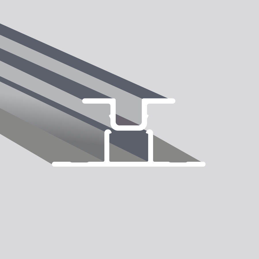 LightTrim 2-piece Vertical Trim for 5/16" Panel