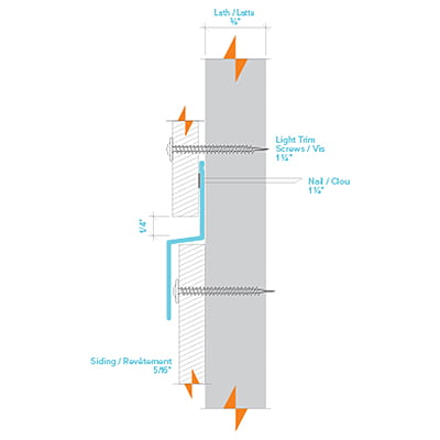 LightTrim Horizontal Trim for 5/16" Panel-H100 BOLD