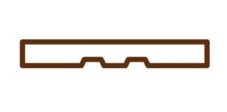 Maibec 1" BRUSHED fascia (Custom order) Maibec 1" BRUSHED fascia (Custom order)