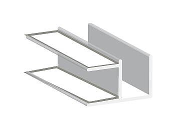 NorLock Trim 1-1/2" 90° Corner Channel 20'