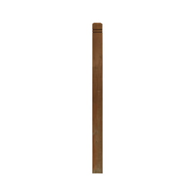 NUVO Iron 54" Brown Pressure Treated Wood Posts
