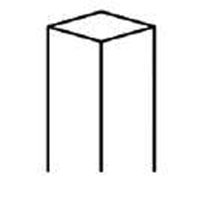 CertainTeed PVC Trim-Baluster 1-1/2 x 1-1/2 x 12