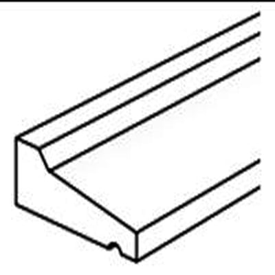 CertainTeed PVC Trim-Drip Cap #197 11-16 x 1-5/8 x 16