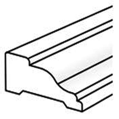 CertainTeed PVC Trim-Rake Mould #287 1-1/16 x 2 x 16