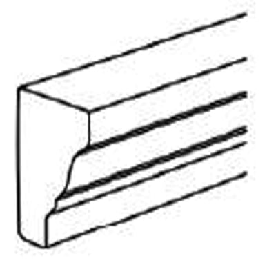 CertainTeed PVC Trim-Rams Crown 1-13/64 x 2 x 16