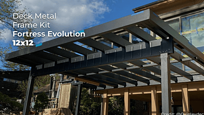12' x 12' Deck Metal Frame Kit (Fortress Evolution) 12' x 12' Deck Metal Frame Kit (Fortress Evolution)