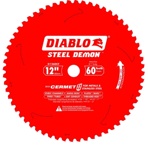 Diablo Steel Cutting Saw Blade For Medium Metal